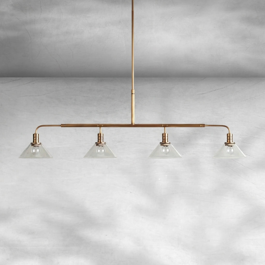 Riviko Theron Linear Chandelier 50"60" - Background Shot