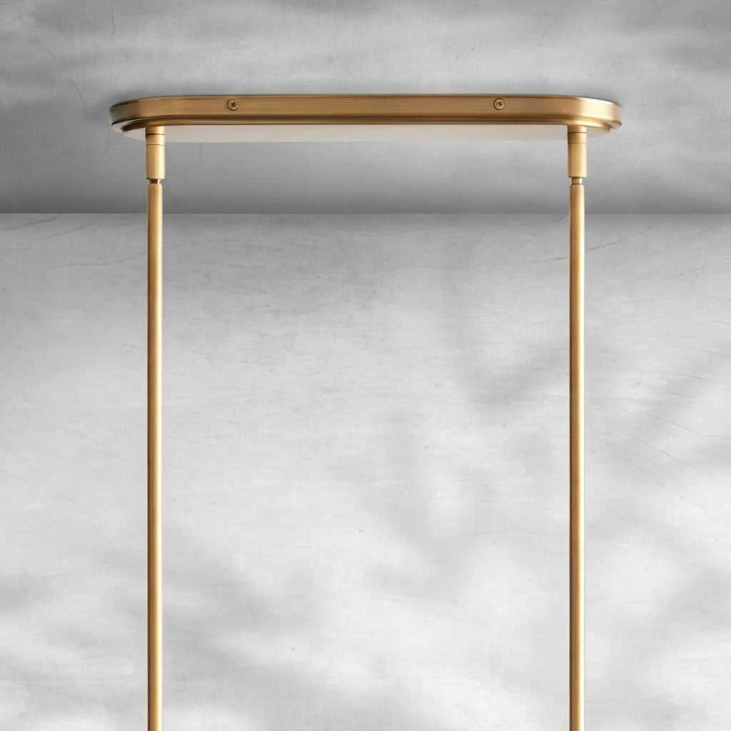 Riviko Theron Linear Chandelier 50"60" - Background Shot