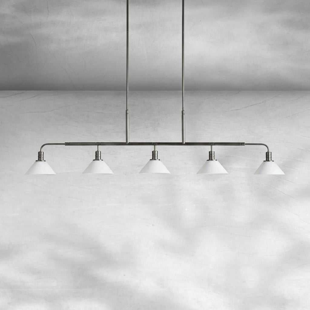 Riviko Theron Linear Chandelier 50"60" - Background Shot
