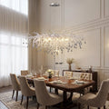 Lumina Haven Arboria Rectangle Branch Chandelier 45"L Silver - Auto Color Shot