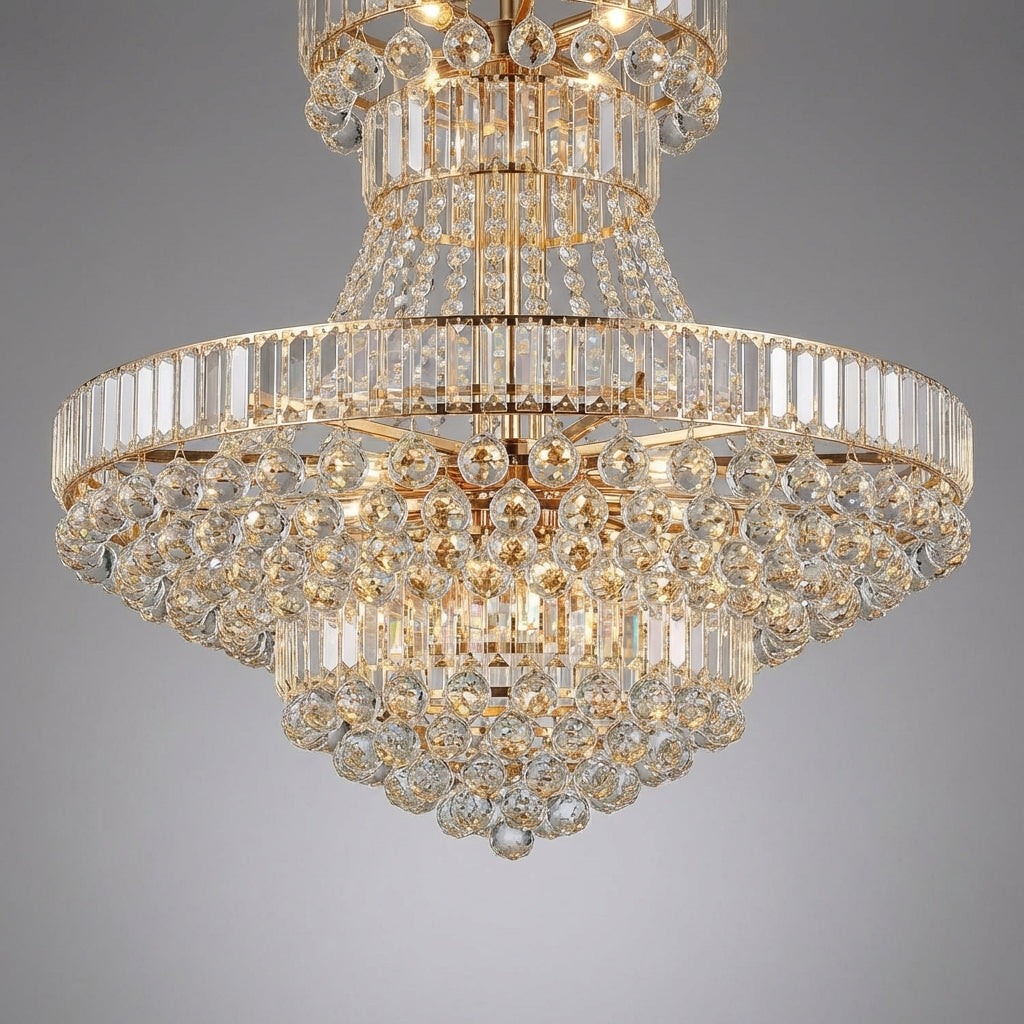 Everlight & Co. Grandeur Cascade Empire Chandelier 24"W x 35"H - Auto Color Shot