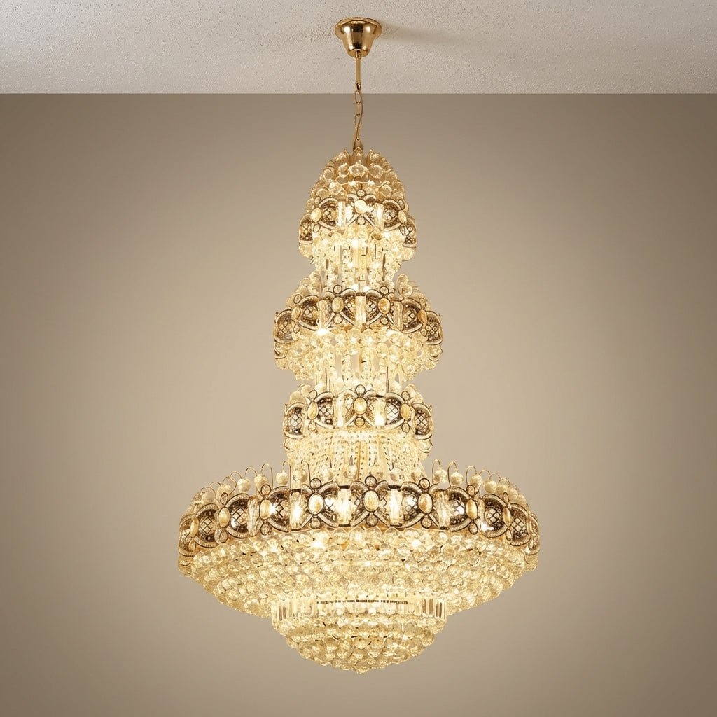 Everlight & Co. Grandeur Cascade Empire Chandelier 24"W x 35"H - Auto Color Shot