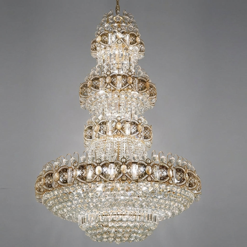 Everlight & Co. Grandeur Cascade Empire Chandelier 24"W x 35"H - Auto Color Shot