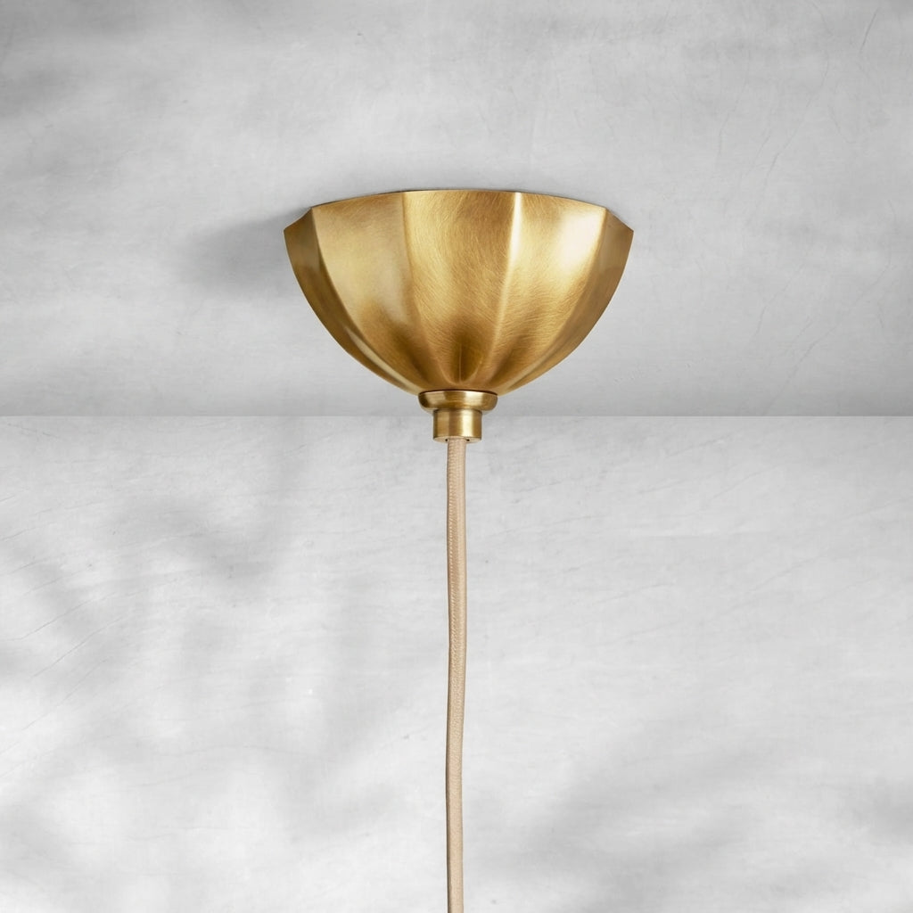 Riviko Heritage Glow Paneled Pendant - Background Shot