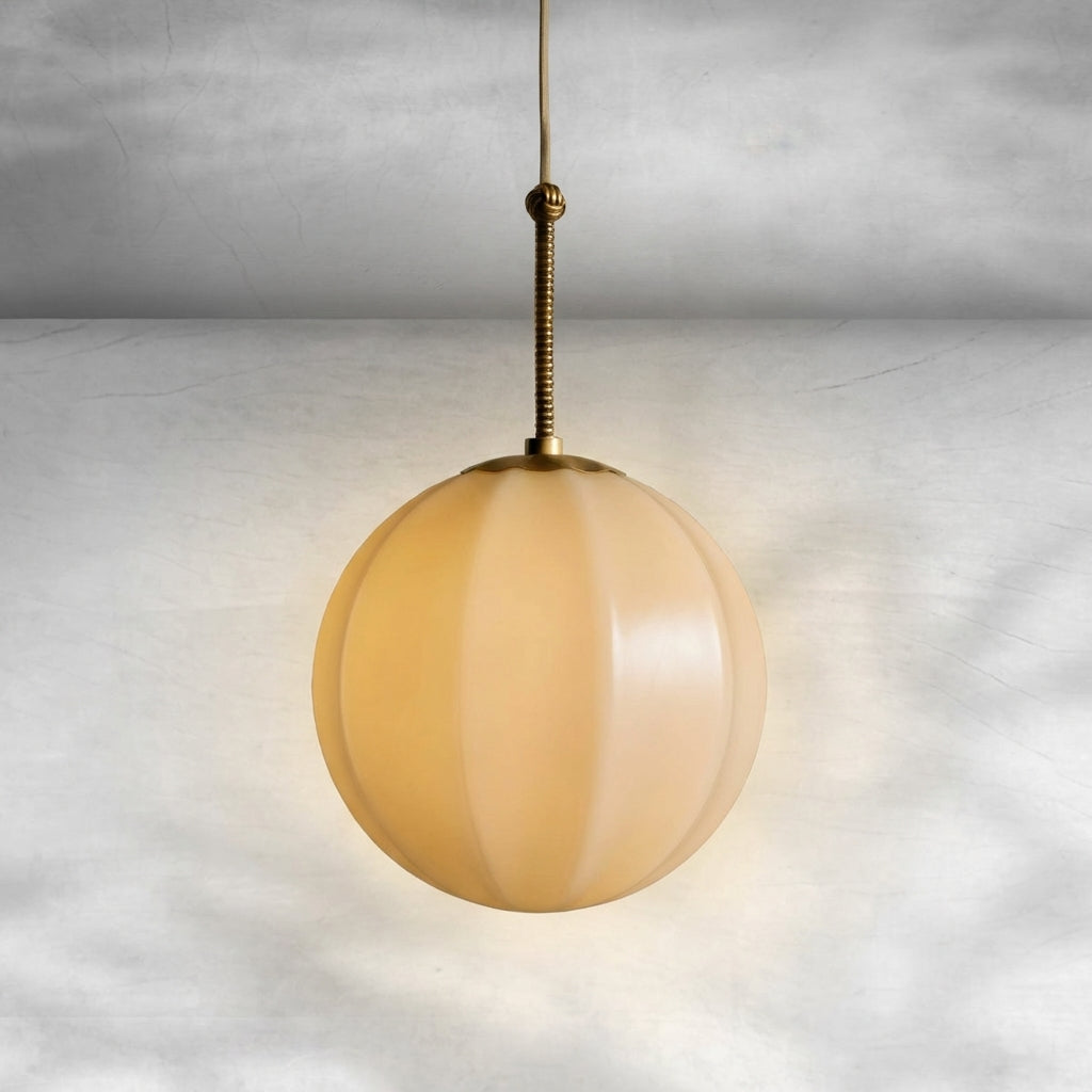 Riviko Heritage Glow Paneled Pendant - Background Shot
