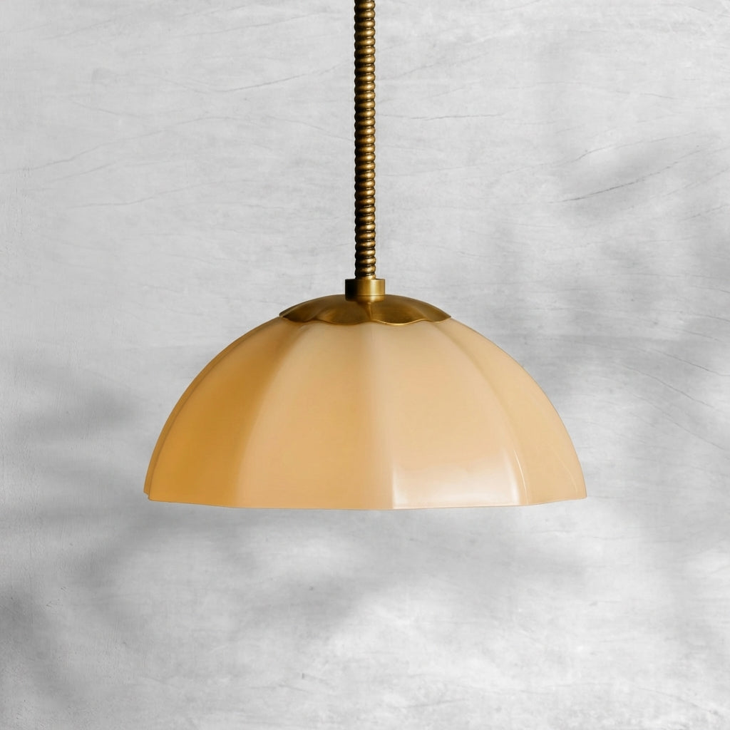 Riviko Heritage Glow Paneled Pendant - Background Shot