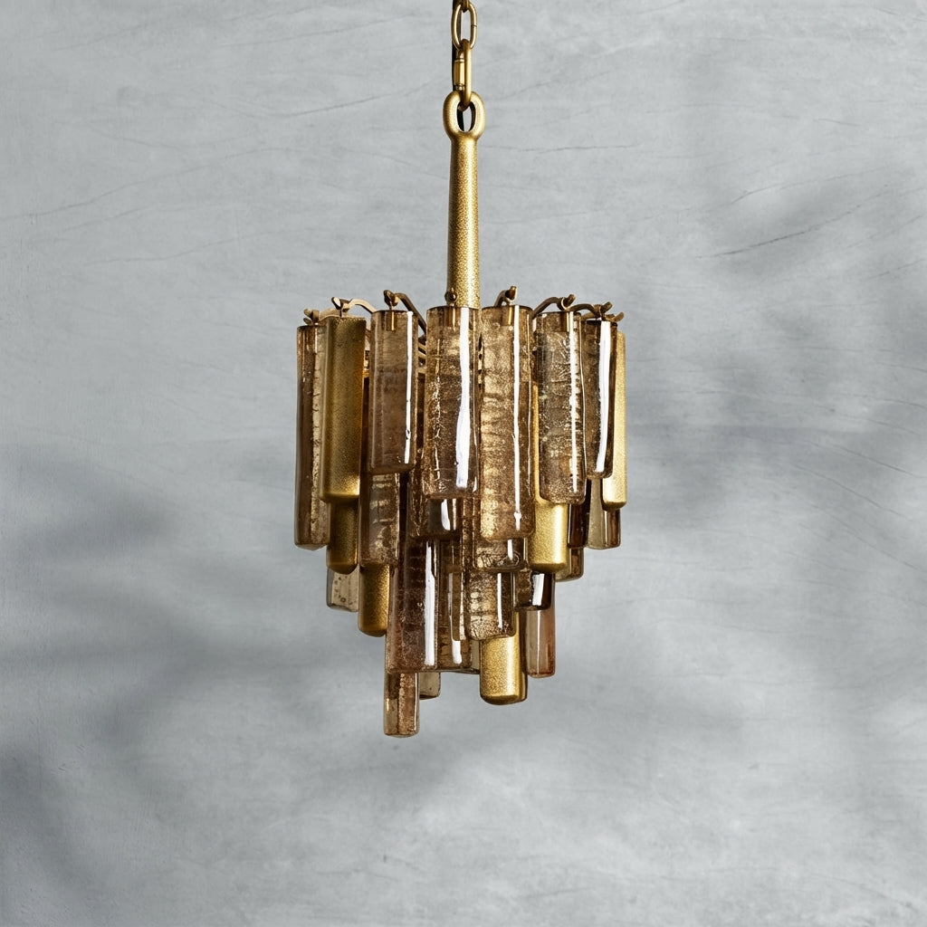 Riviko Veridian Bloom Glass Pendant - Studio Shot