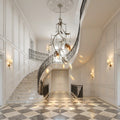 Riviko Verdant Dewdrop 28" Pendant - grand American estate foyer