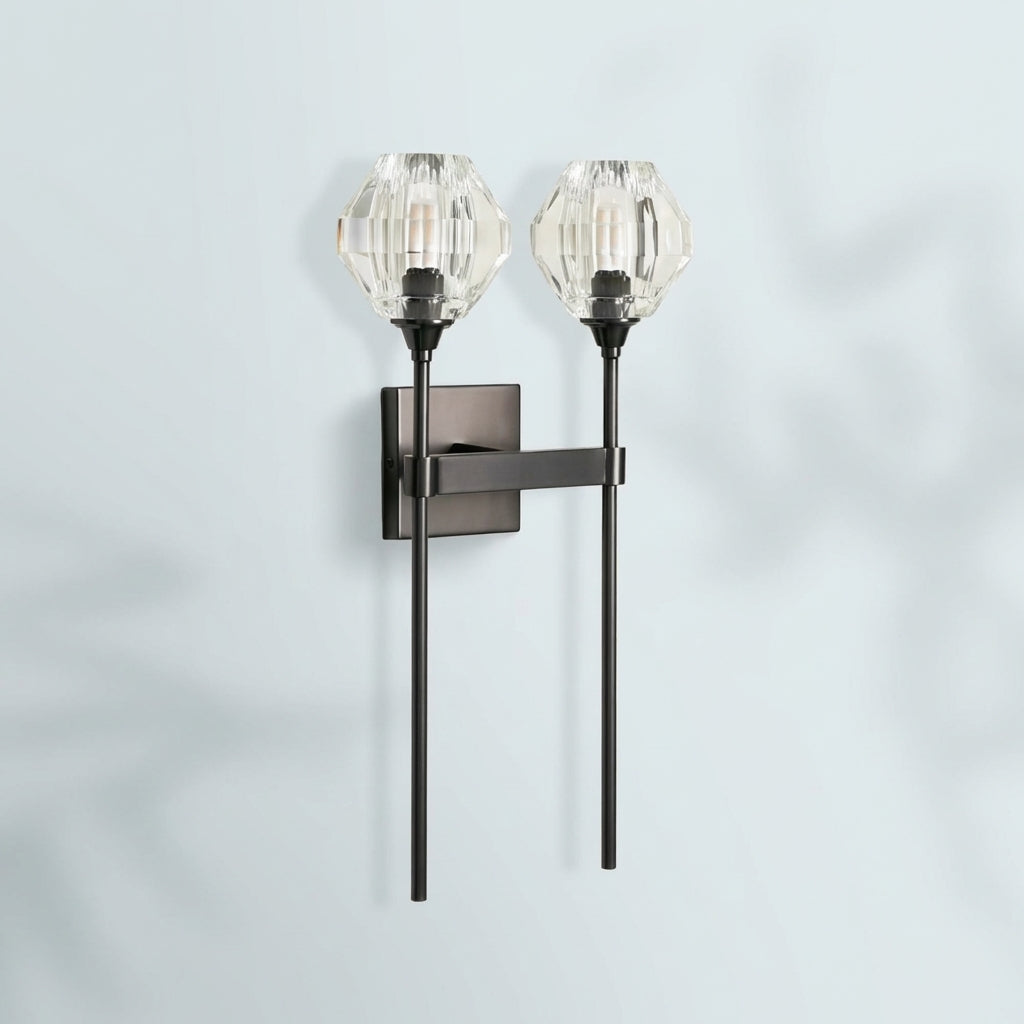 Riviko Radiant Prism 2-Light Wall Sconce - Studio Shot