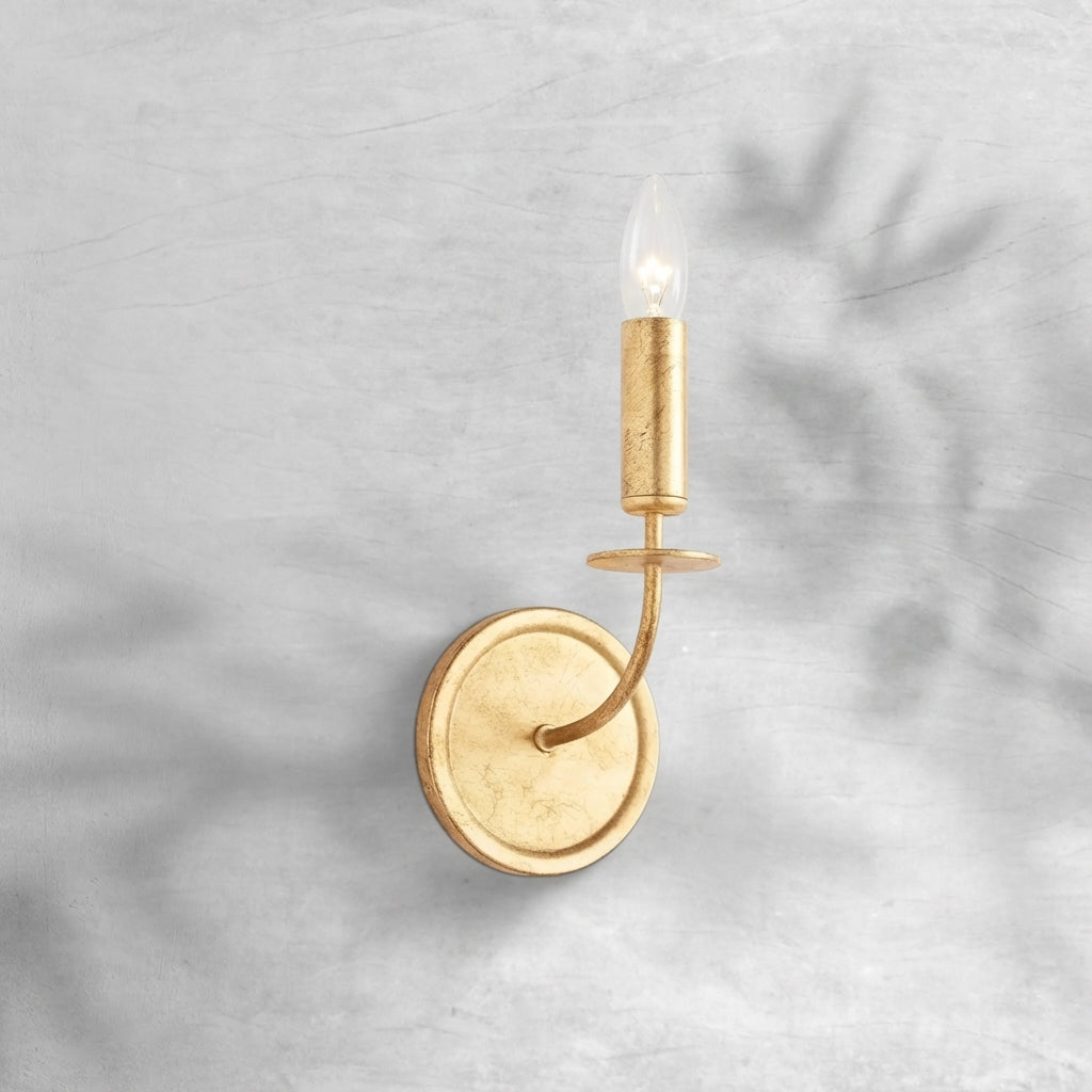Riviko Veridian Leaf Wall Sconce - Studio Shot