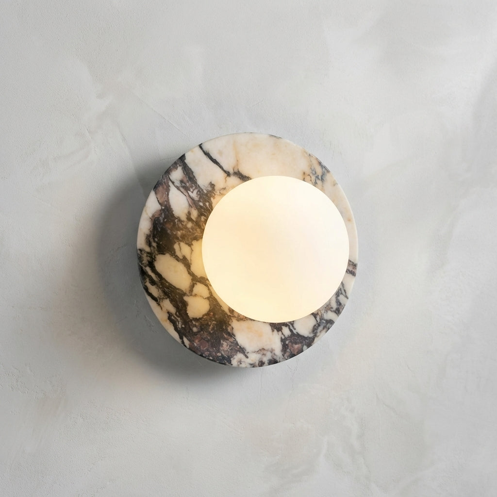 Riviko Corinna Marble Sconce - Studio Shot