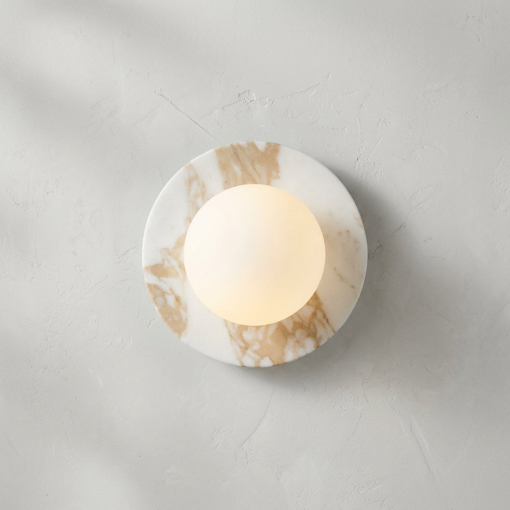 Riviko Corinna Marble Sconce - Studio Shot