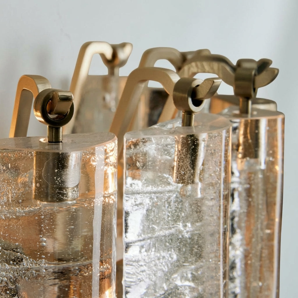 Riviko Sculpted Radiance Wall Sconce - Studio Shot