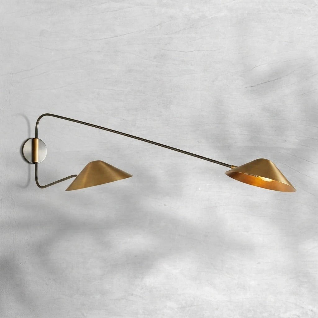 Riviko Veridian Dual-Arm Wall Sconce - Background Shot