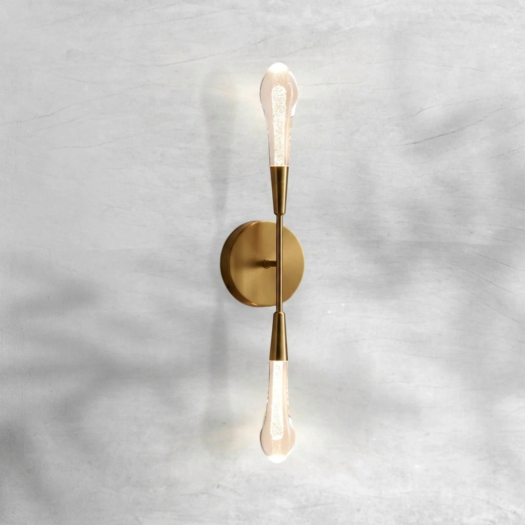 Riviko Raindrop Embrace Double Sconce - Background Shot