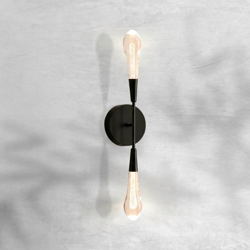 Riviko Raindrop Embrace Double Sconce - Background Shot