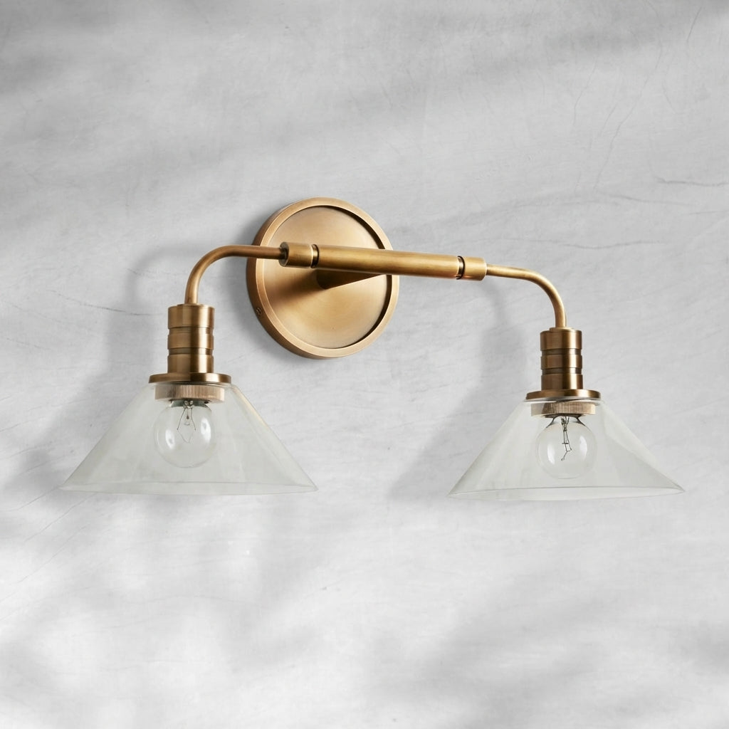 Riviko Aura Double Wall Sconce - Background Shot