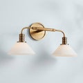 Riviko Theron Double Wall Sconce for Bedroom Hallway - Studio Shot