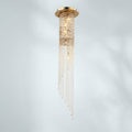 Riviko Radiant Prism Flushmount Pendant - Studio Shot