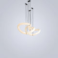 Riviko Ethereal Alabaster Curved Chandelier - Studio Shot