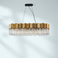 Riviko Radiant Oval Crystal Chandelier - Studio Shot