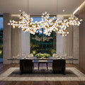 Riviko Modern Artistic Linear Elegant Grape Extra Large Chandelier - Studio Shot