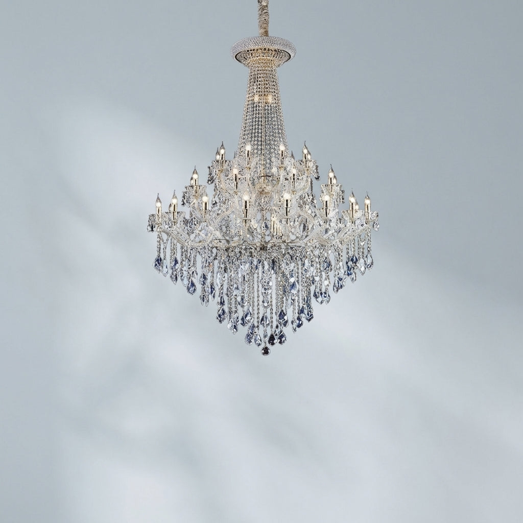 Riviko Grand Empire K9 Crystal Chandelier - Background Shot