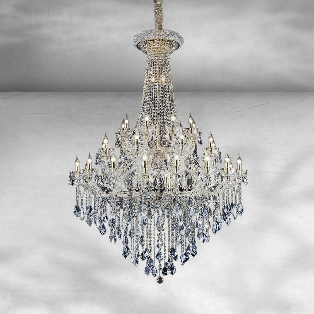 Riviko Grand Empire K9 Crystal Chandelier - Background Shot