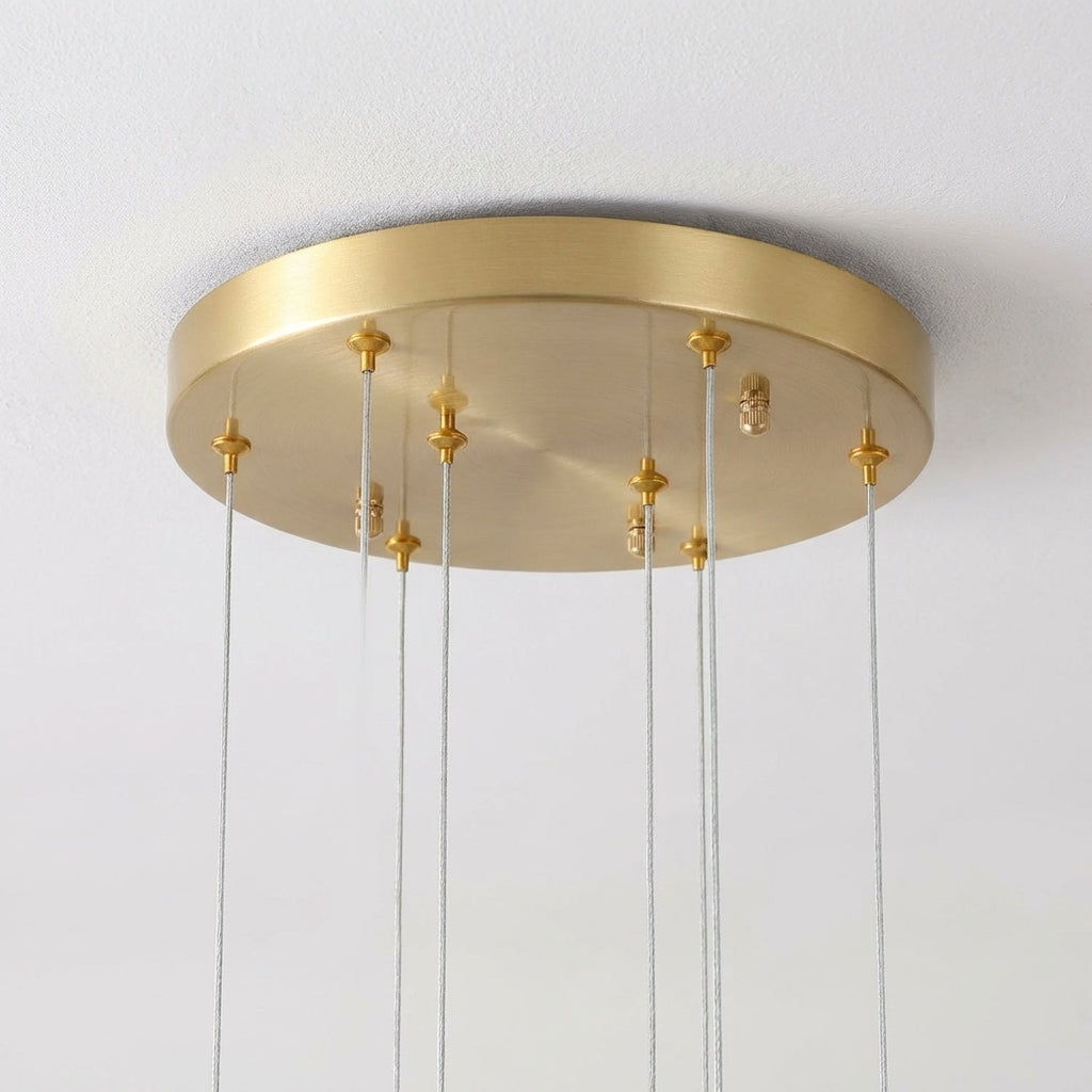 Lumina Haven Luminara Faceted Crystal Grand Chandelier - Auto Color Shot