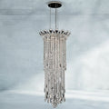Riviko Veridian Cascade Crystal Tassel Chandelier - Background Shot