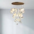 Riviko Extra Large Modern Paper Chandelier For Staircase / Foyer Villa Hall Ceiling - Studio Shot