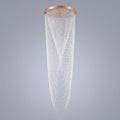 Riviko Extra Large Affordable Luxury Tiered Tassel Watefall Crystal Chandelier for Spiral Staircase/Villa/Hotel Lobby/Foyer - Studio Shot