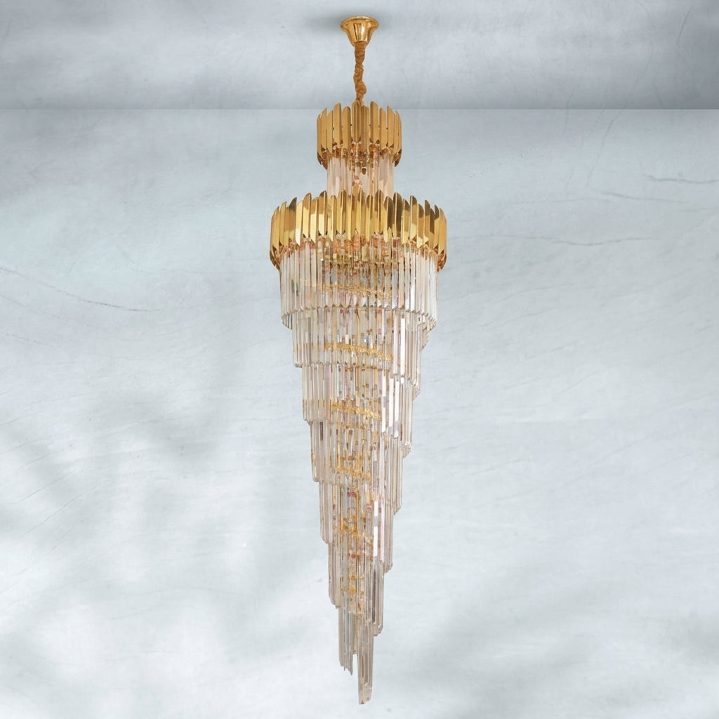 Riviko Grand Radiance K9 Crystal Chandelier - Background Shot