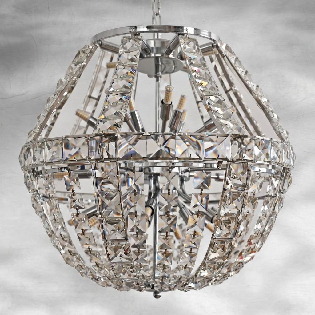 Riviko Grand Lumina K9 Crystal Chandelier - Background Shot