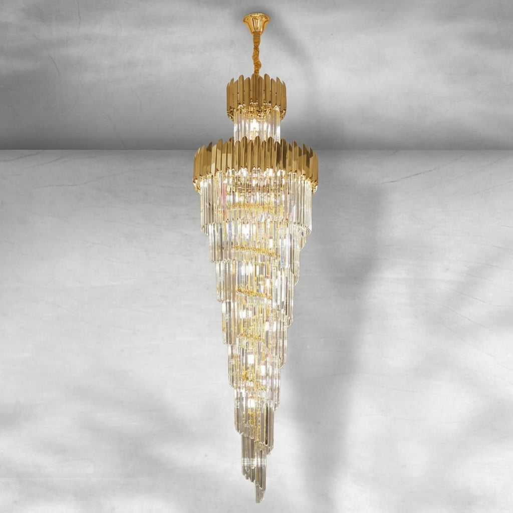 Riviko Grand Radiance K9 Crystal Chandelier - Background Shot