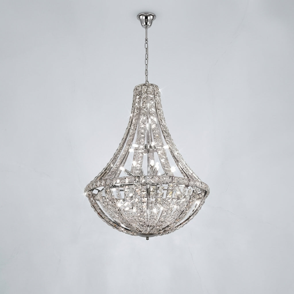 Riviko Grand Lumina K9 Crystal Chandelier - Studio Shot