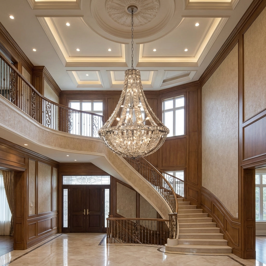 Riviko Grand Lumina K9 Crystal Chandelier - Studio Shot