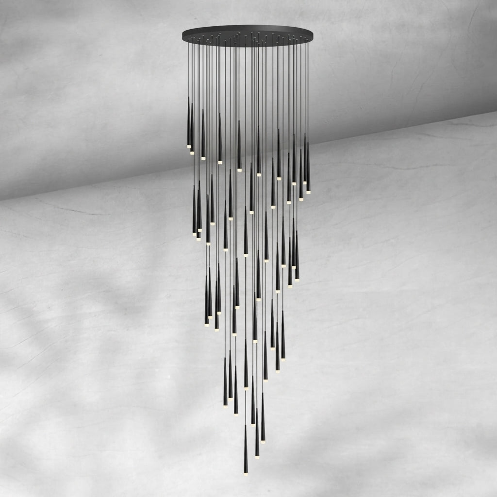 Riviko Aura Grand Foyer Chandelier - Background Shot