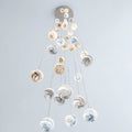 Riviko Nordic Planet Creative Long Pendant Chandelier For Staircase/Foyer/High-ceiling Hallway - Studio Shot