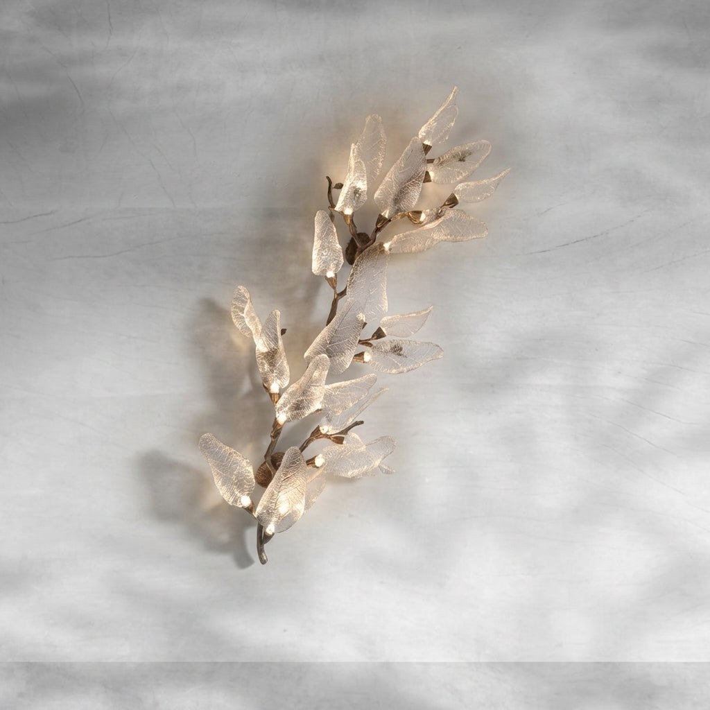 Riviko Veridian Bloom Resin Chandelier - Background Shot