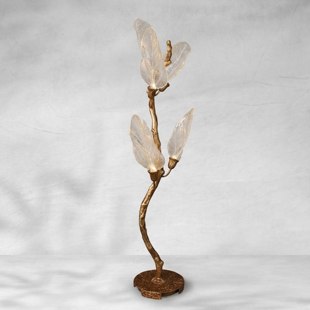 Riviko Veridian Bloom Resin Chandelier - Background Shot