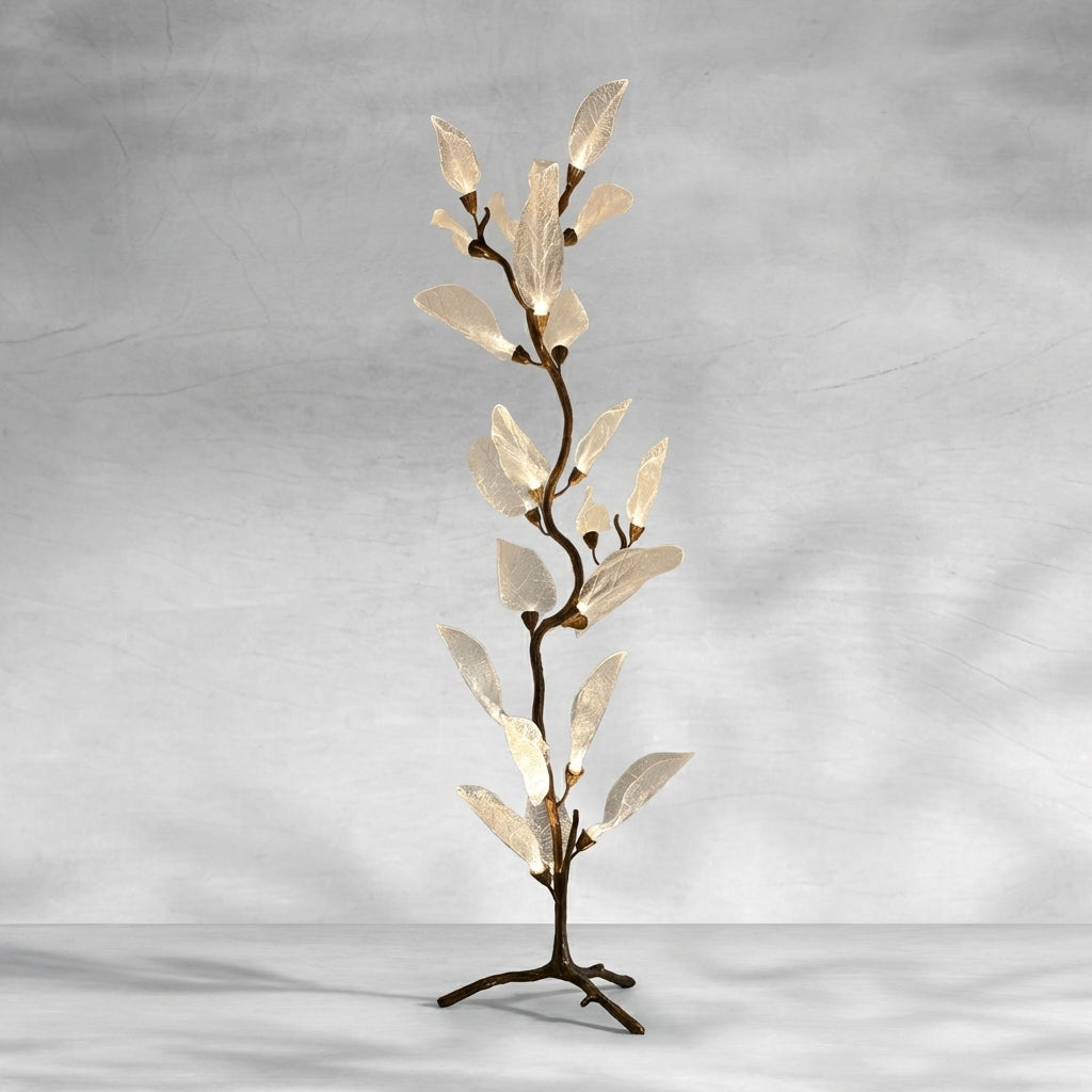 Riviko Veridian Bloom Resin Chandelier - Background Shot