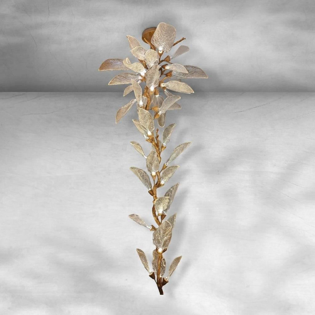 Riviko Veridian Bloom Resin Chandelier - Background Shot