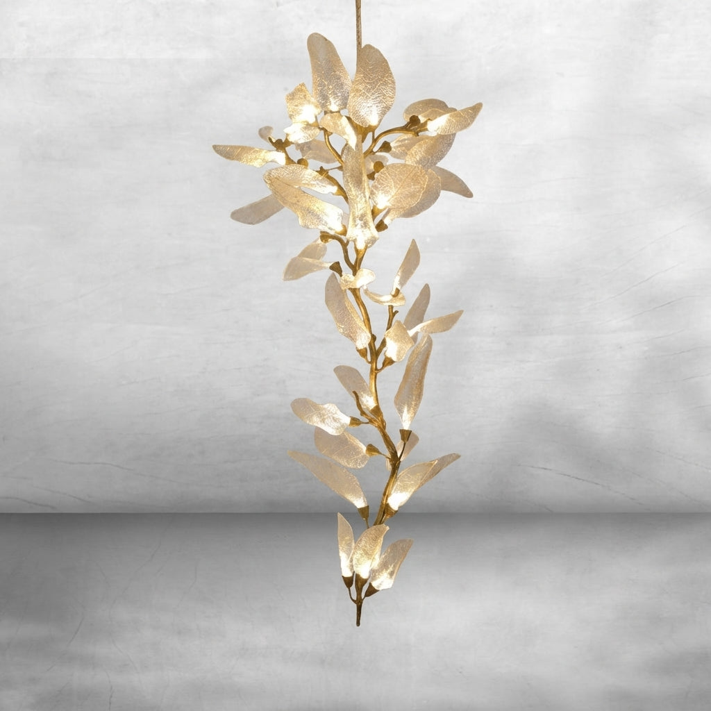 Riviko Veridian Bloom Resin Chandelier - Background Shot