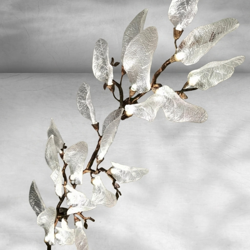Riviko Veridian Bloom Resin Chandelier - Background Shot