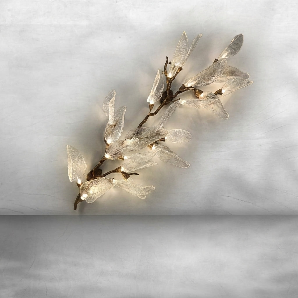 Riviko Veridian Bloom Resin Chandelier - Background Shot