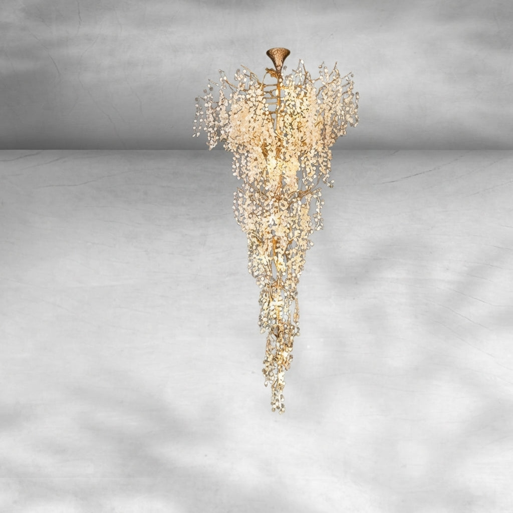 Riviko Verdant Cascade Staircase Chandelier - Background Shot