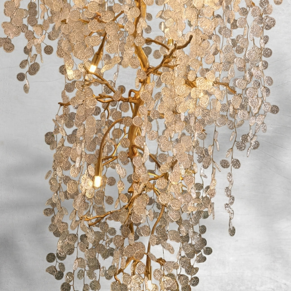 Riviko Verdant Cascade Staircase Chandelier - Background Shot