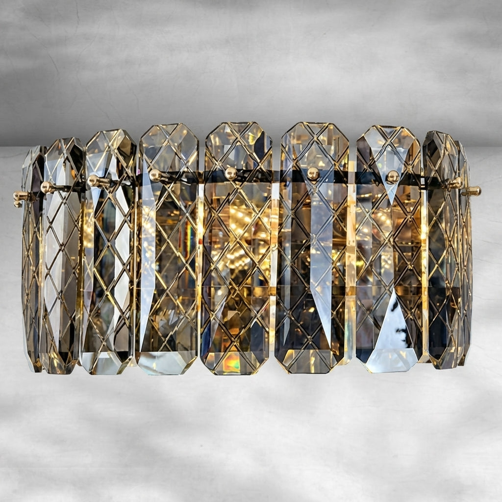 Riviko Grand Spiral K9 Crystal Chandelier - Background Shot