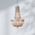 Riviko Oversize Modern Metal Art Luxury Crystal Chandelier for Duplex Hall/Staircase/Villa/Foyer - Studio Shot